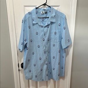 Pabst Blue Ribbon Men's Casual Button Down Shirt
